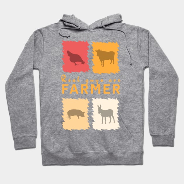 Real guys are farmer Hoodie by DePit DeSign